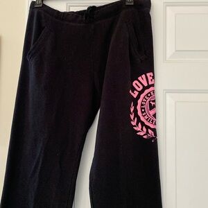 Black sweatpants